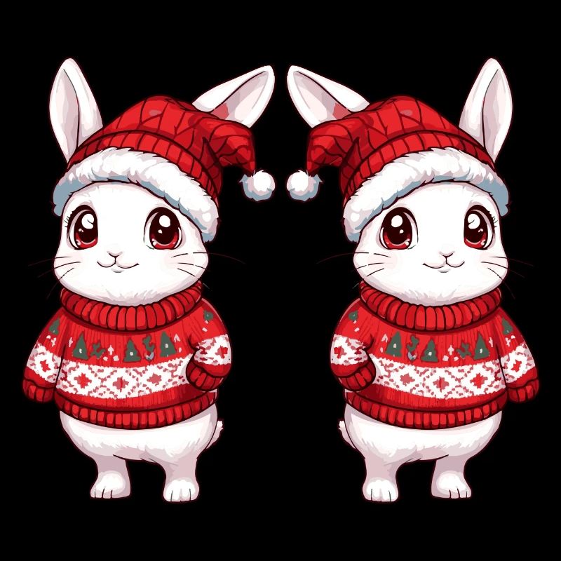 L’équipe de Noël des lapins