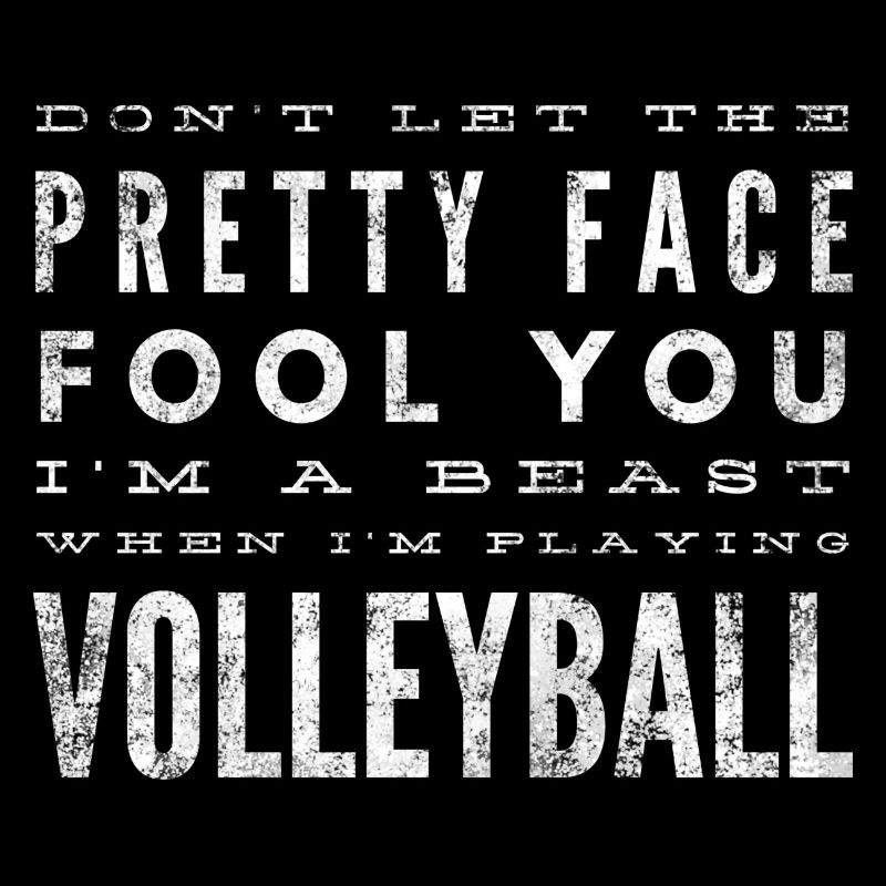 Volley-ball combattant Joli visage