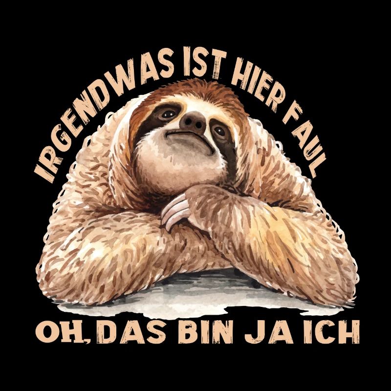 Irgendwas ist hier anders oh das bin ich Faultier
