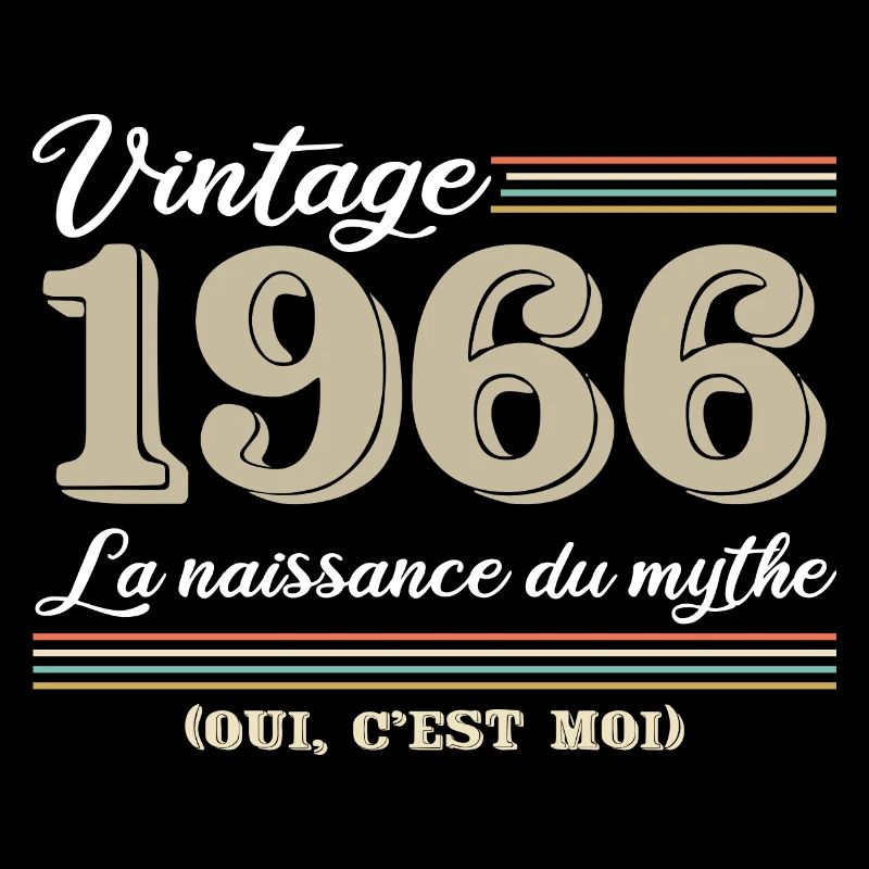 1966 année de naissance et cadeau d'anniversaire d