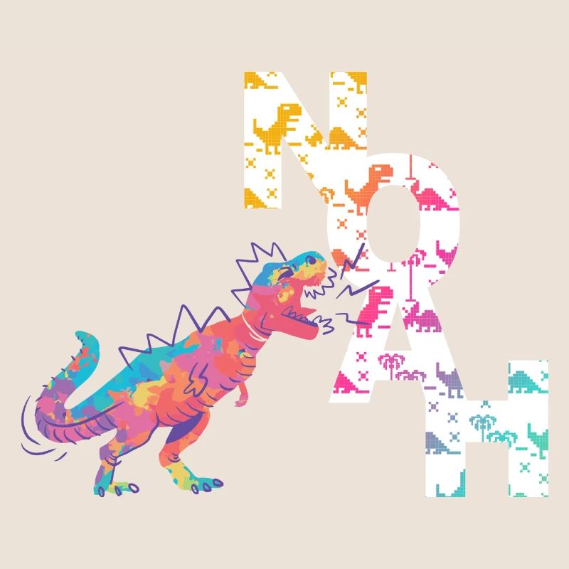 Noah - Beautiful boy name with cool dinosaurs