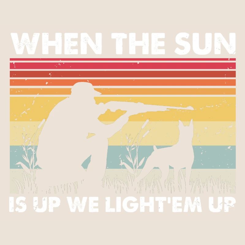 Conception de chasse au canard drôle Conception de chasseurs de canards de chasse