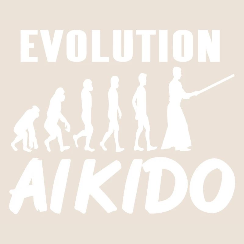 Awesome Evolution of Aikido Cool Designs Tea
