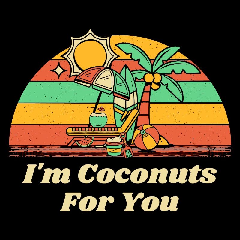 Je suis noix de pour vous Couples d’été Tropical
