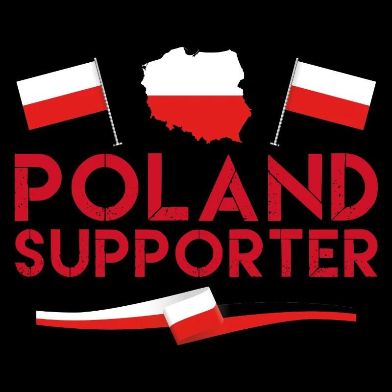fan de poland supporter. Supporter de Pologne.