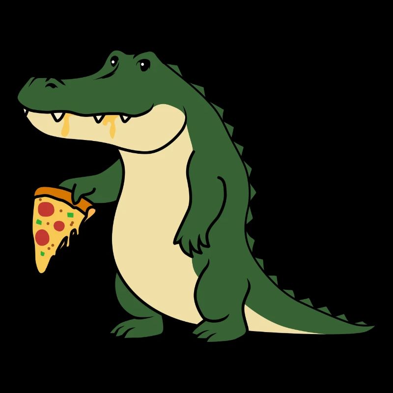 Pizza and Alligators Ironisches Krokodilzitat Fast