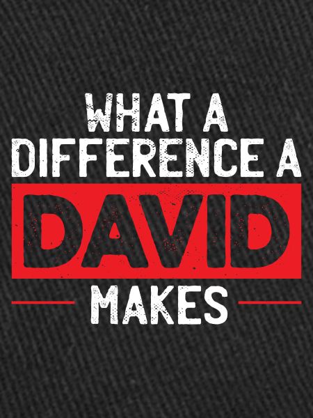 Quelle différence un David fait