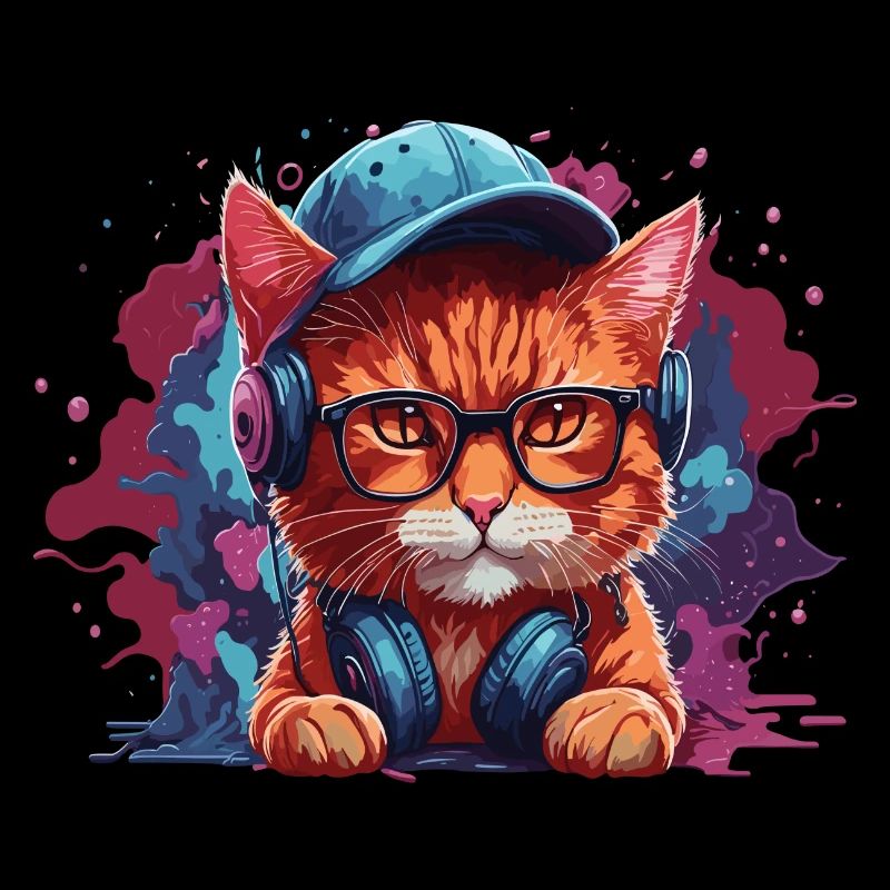 Chat Animal Art I Cool Chat Mignon