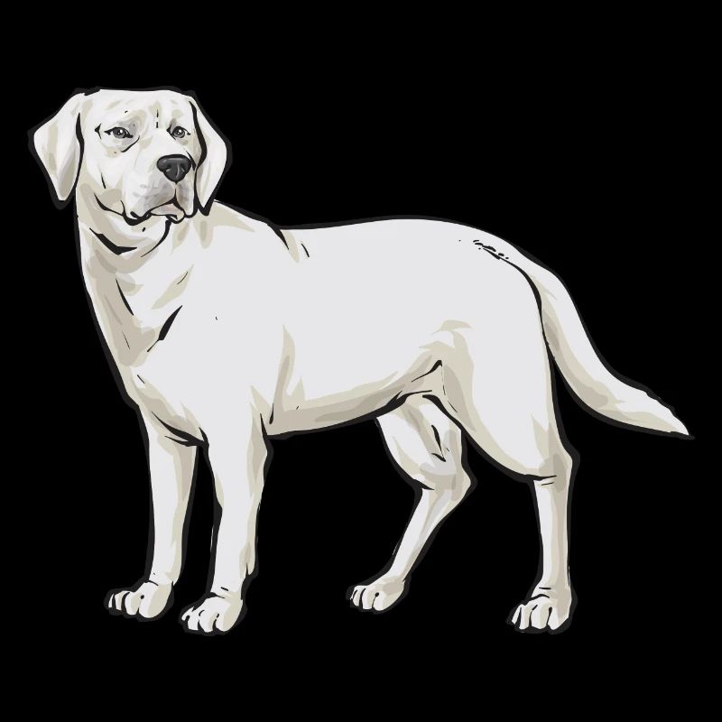 Weißer Labrador Retriever Weißer Lab