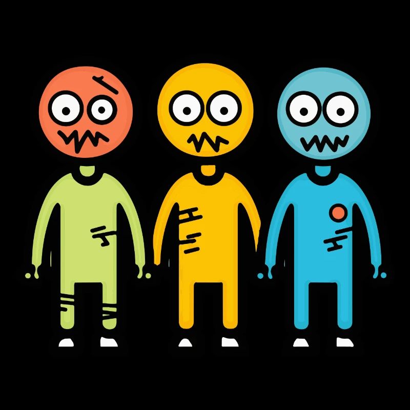 Zombies Halloween Comic Team