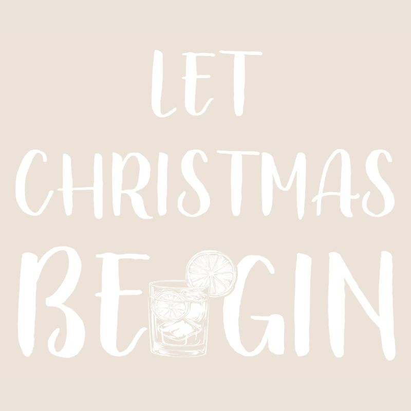 Que Noël commence - Gin Saying