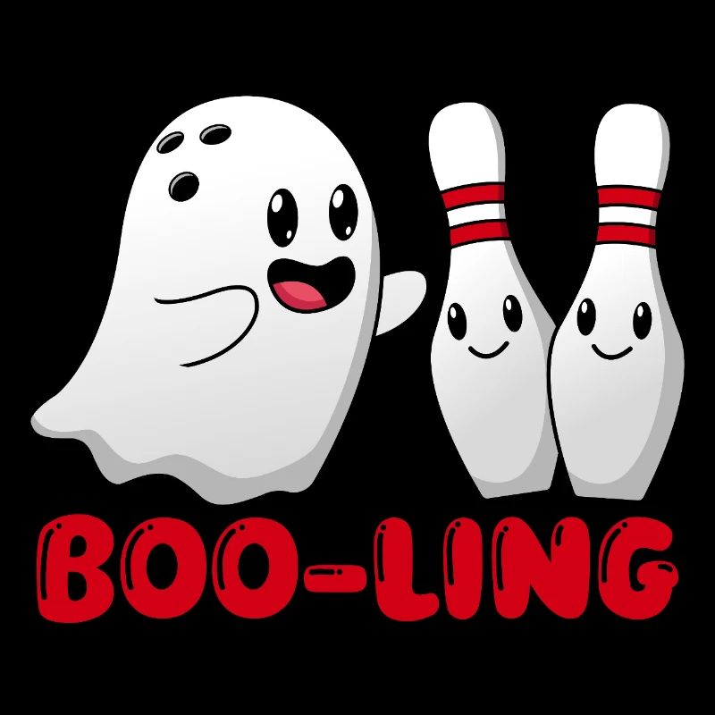 Bowling Ball Pin Bowling Player Halloween Bowling