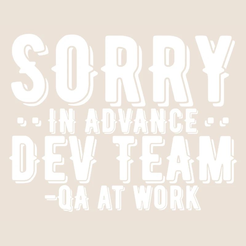 Testeur QA - Sorry In Advance Dev Team