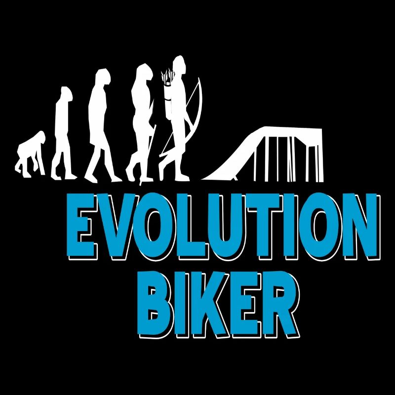 Funny Evolution Of A Biker Motorcycle Lover