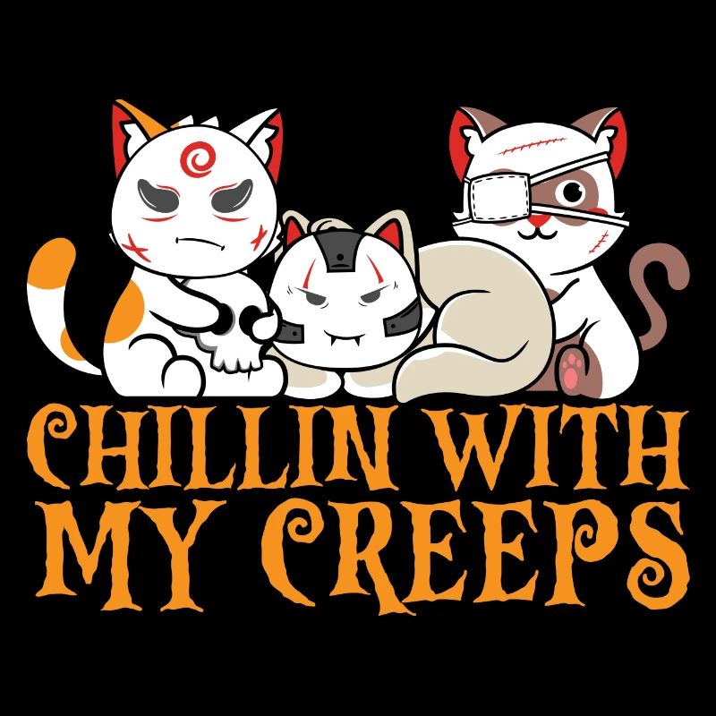 Sorcière chat d’Halloween