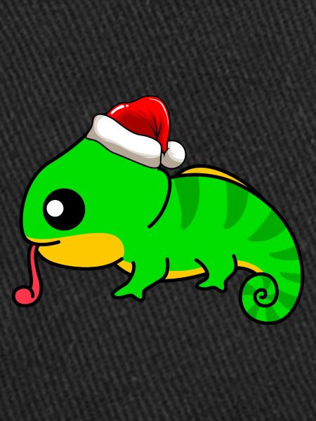 Caméléon Comic Christmas