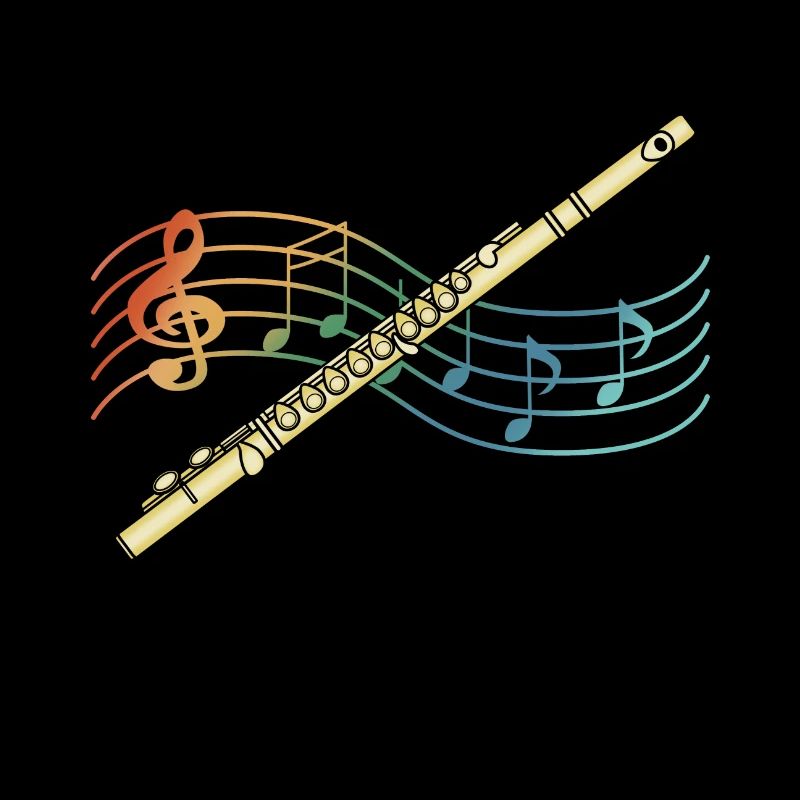 Flutilicious Funny Flute Player, flûtiste