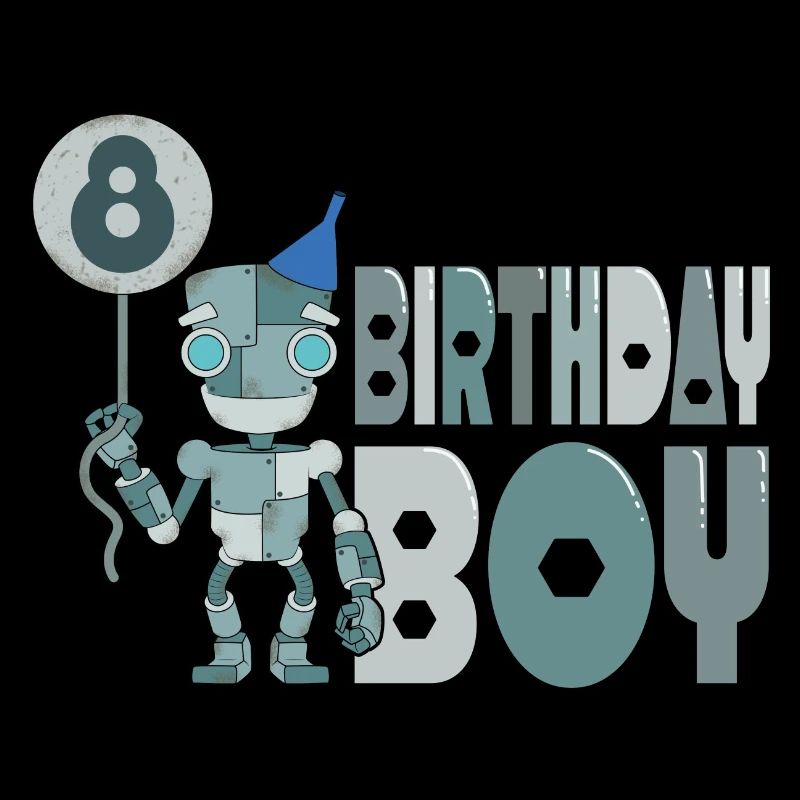 8. Geburtstag Roboter
