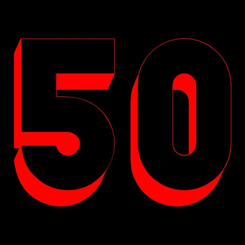 50. HAPPY BIRTHDAY. JOYEUX ANNIVERSAIRE