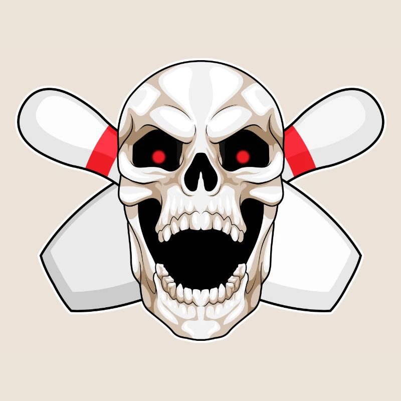 Skull Bowling Bowling Épingle