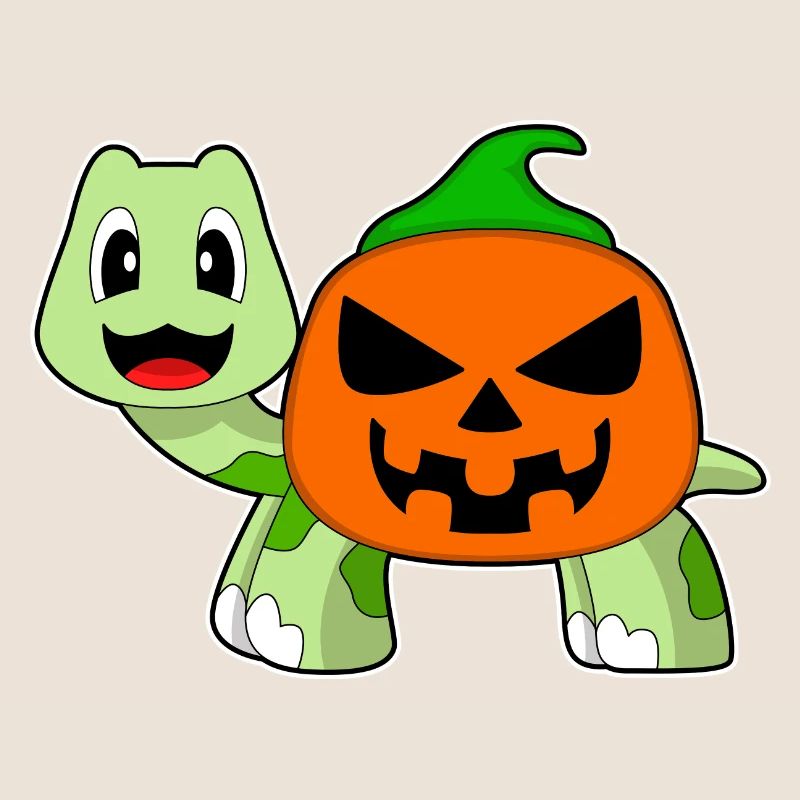 Turtle Halloween Pumpkin