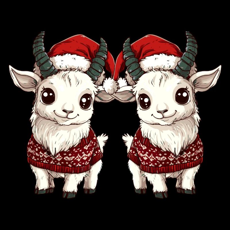 Équipe de Noël Mountain Goat