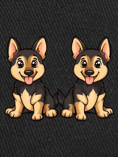 German Shepherd Hund Comic