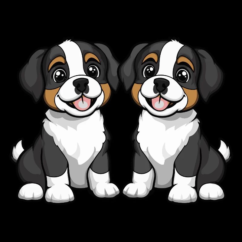 Bande dessinée de chien Saint-Bernard