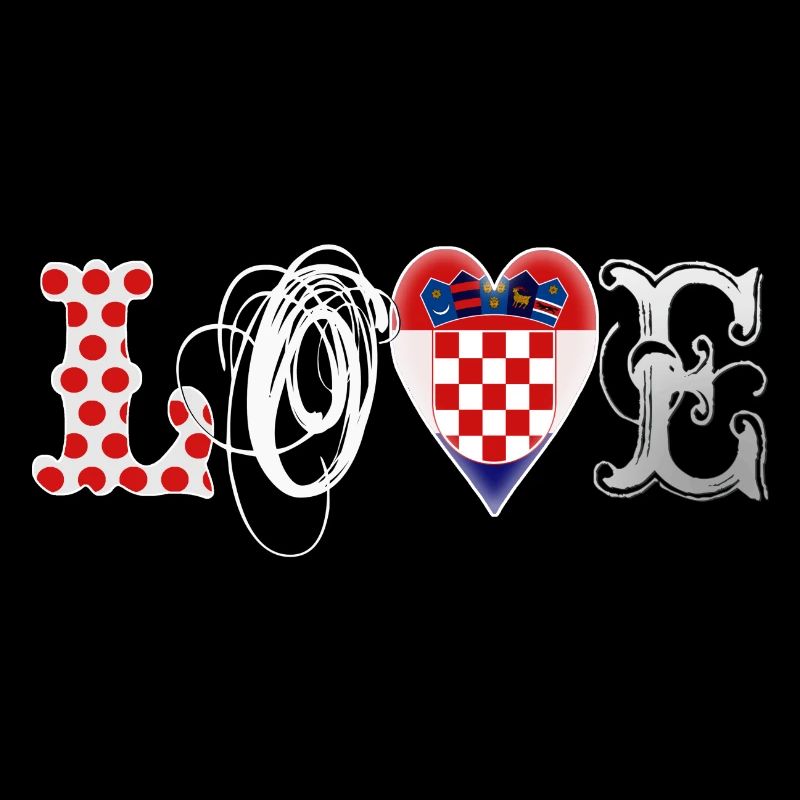 Love Croatia White