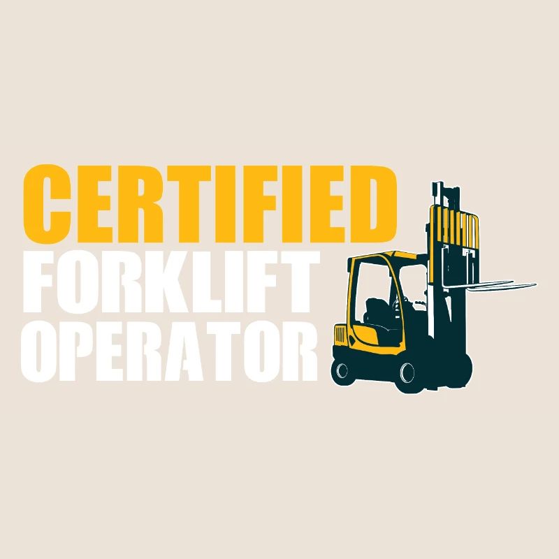 Certified forklift operator