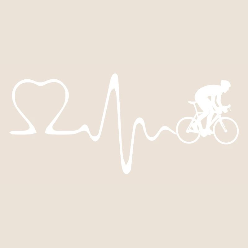 Die Herzfrequenz von Strassenfahrrädern