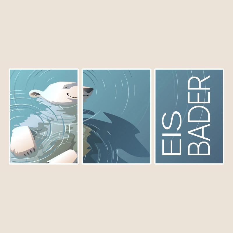 eisbader winterbader kälte winterschwimmer eisbär