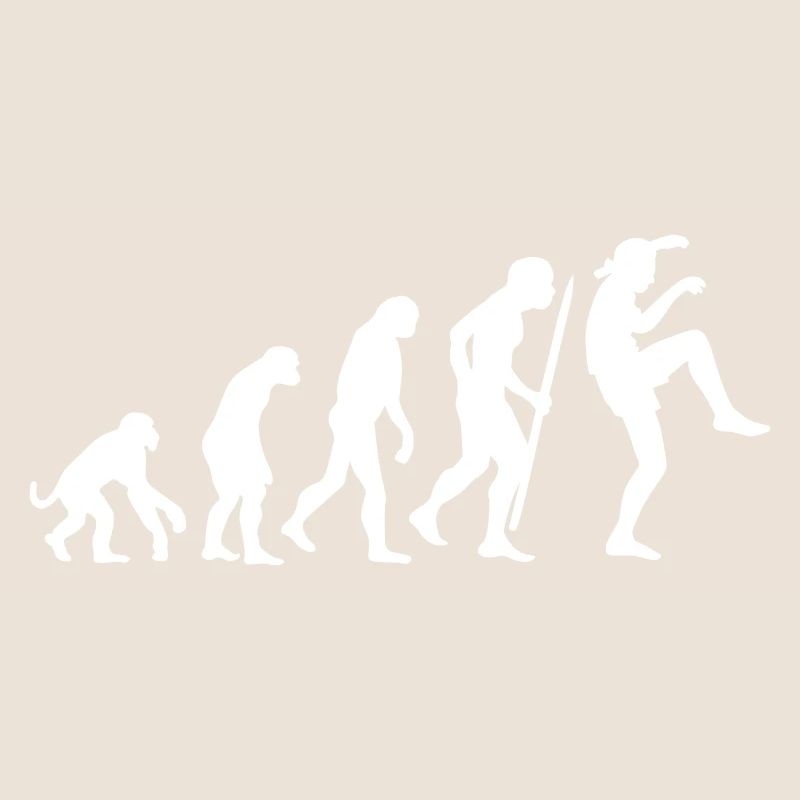 Funny Evolution Karate Vintage 80s Crane Kick