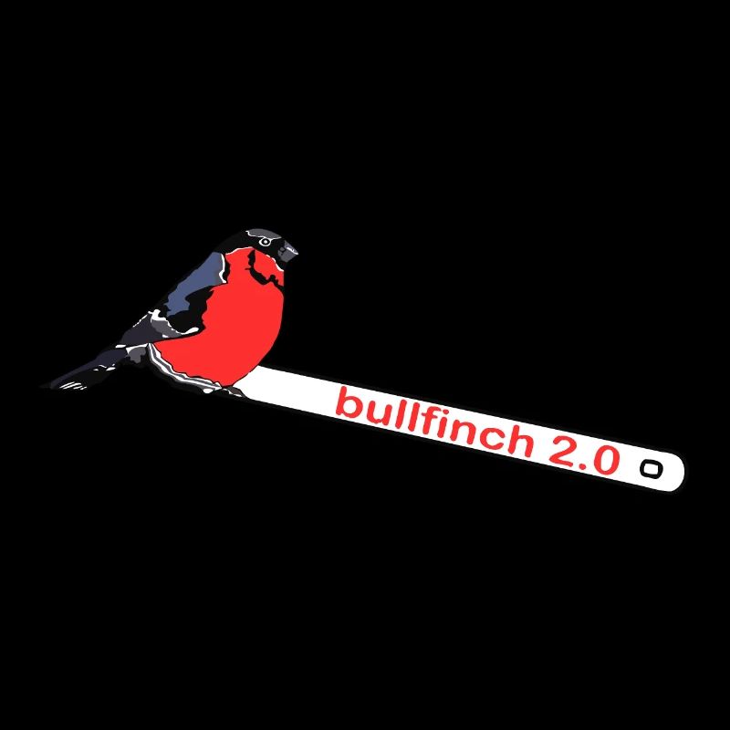 bullfinch 2.0. Tier, Vogel, Pinsel, Farbe