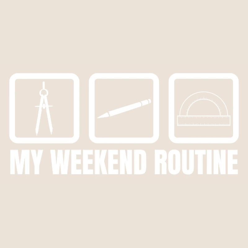 Architekt Wochenendroutine