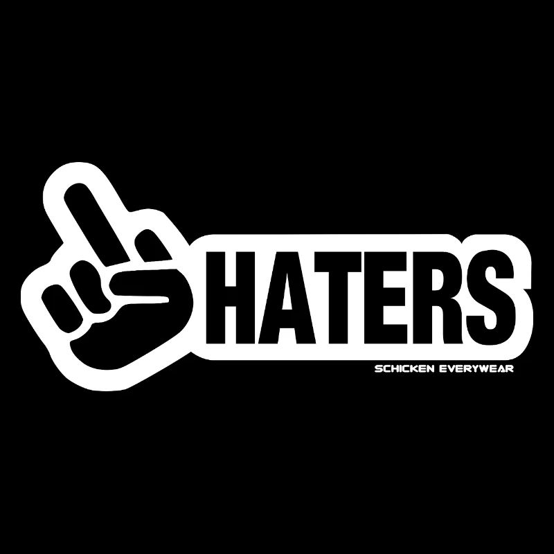Haters Peace Sign Design