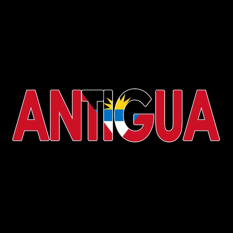 Antiguan Flag Antigua & Barbdua Caribbean