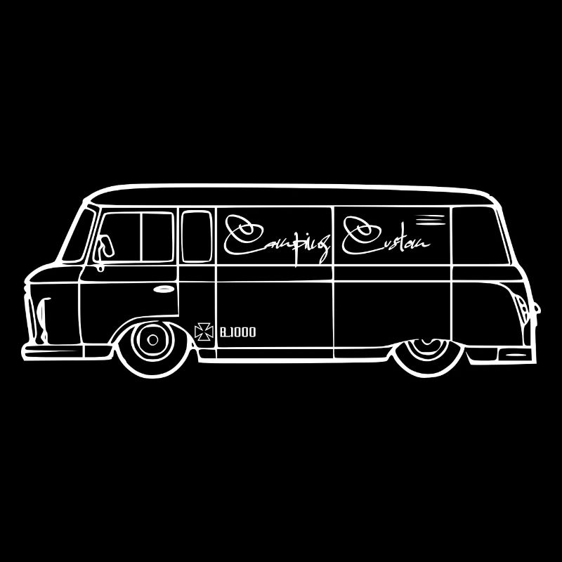 Barkas B1000 Camping T-shirt à faible réglage DDR
