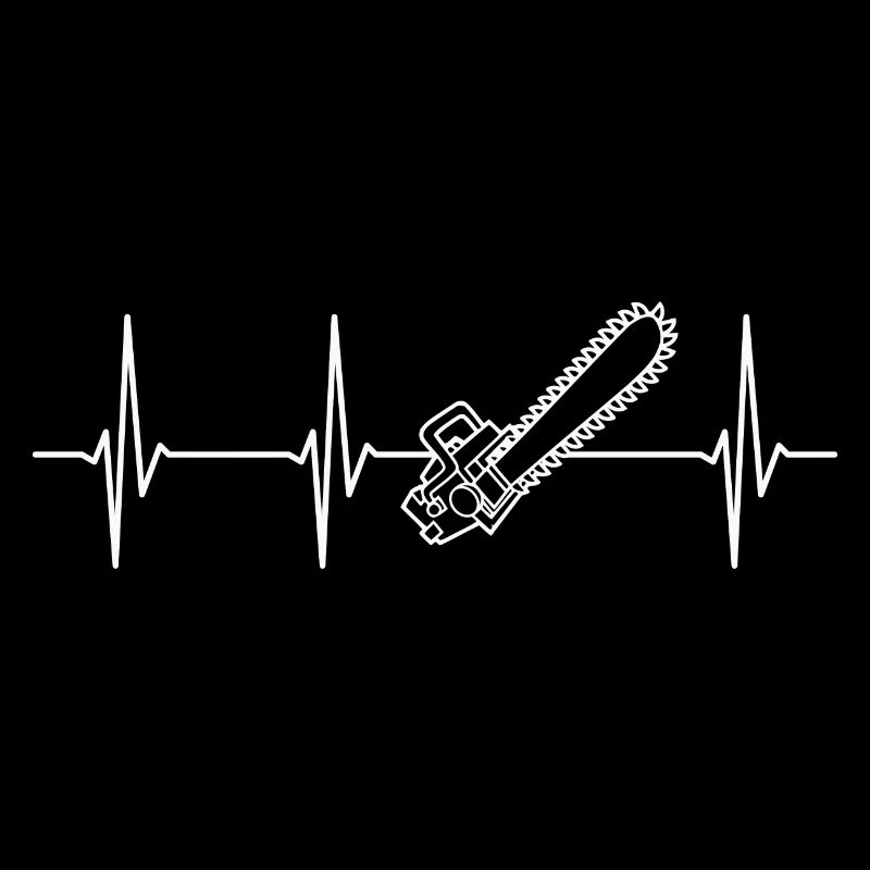 Chainsaw Heartbeat Forest Chainsaw Lumberjack