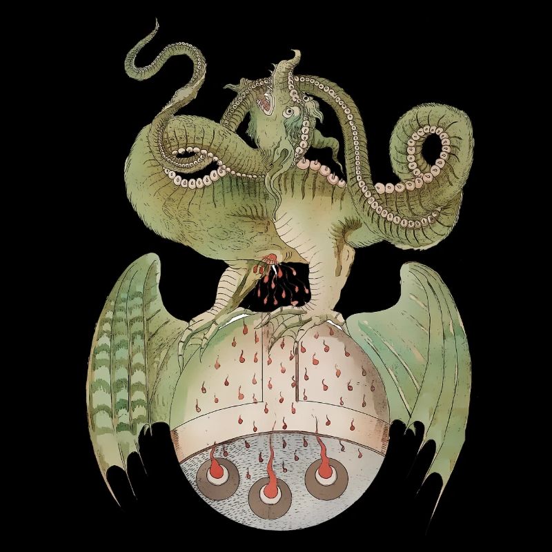 Mittelalter Drache