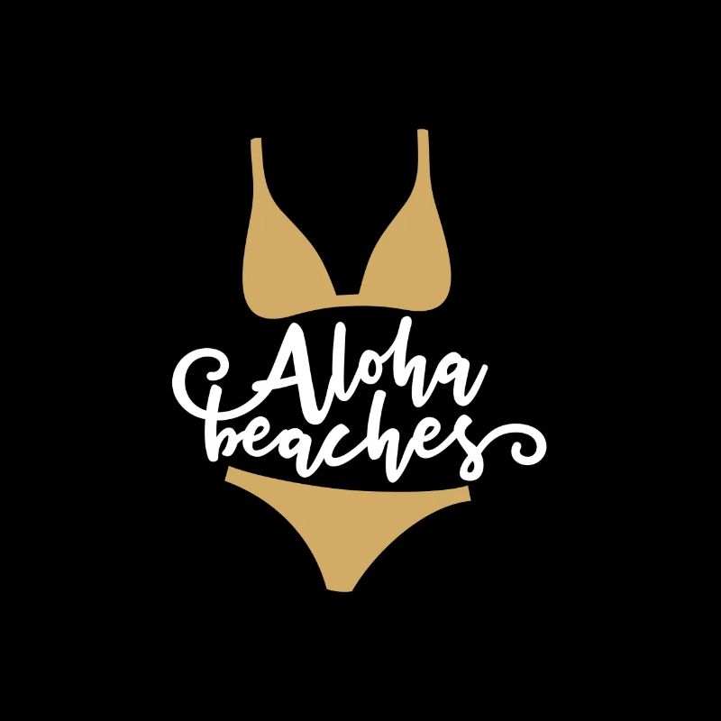Aloha summer bikini swimsuit beach gift