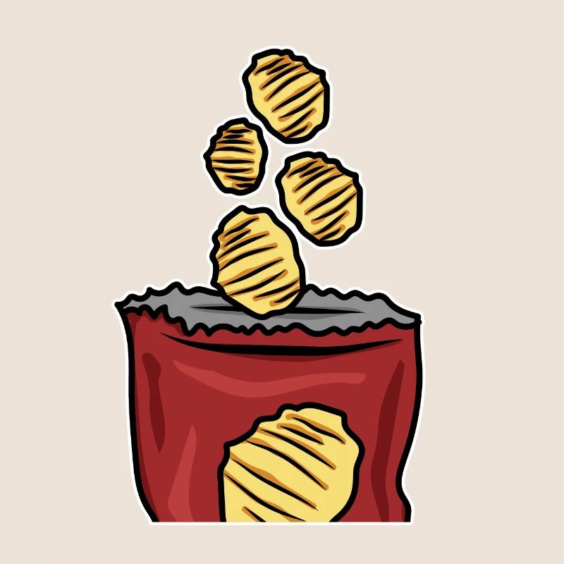 Cadeau de collation chips chips bristish