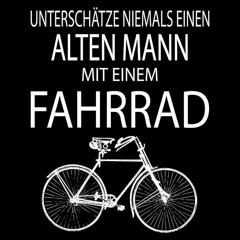 Fahrrad Herren Alter Alten Mann
