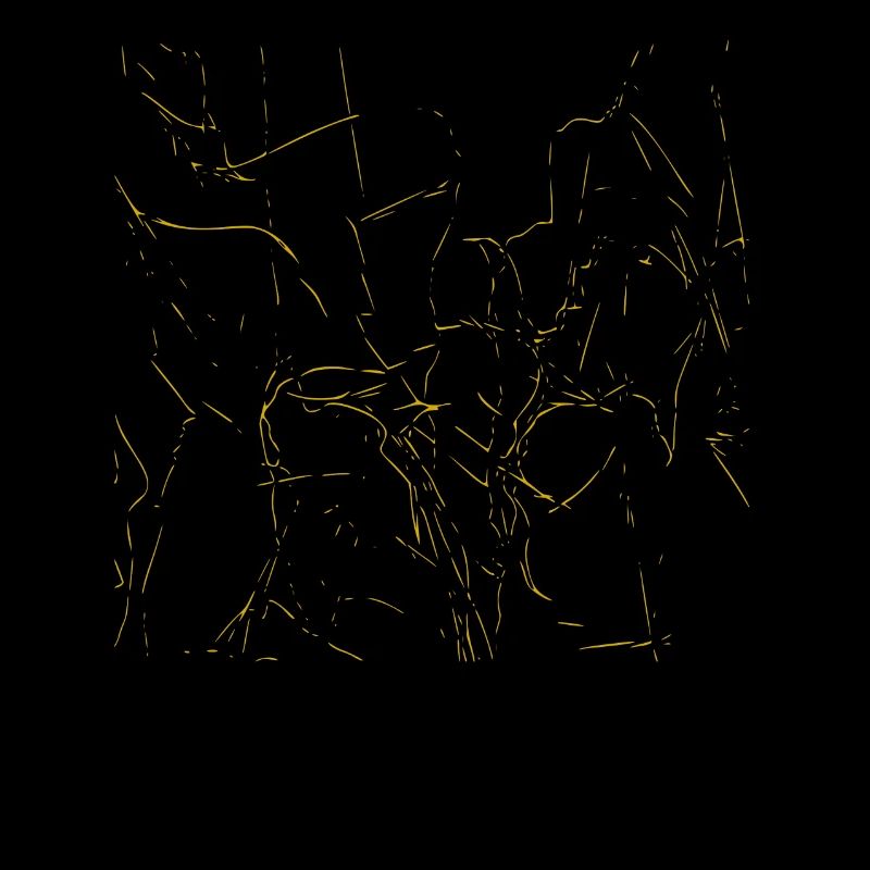 Abstract grid / line / gold / pattern