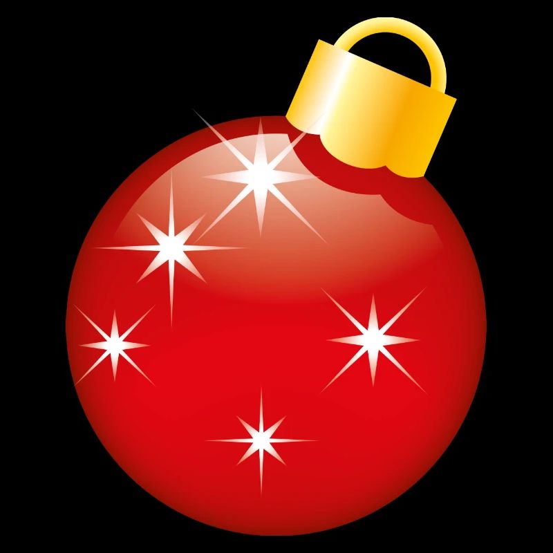 Smiley Christmas bauble