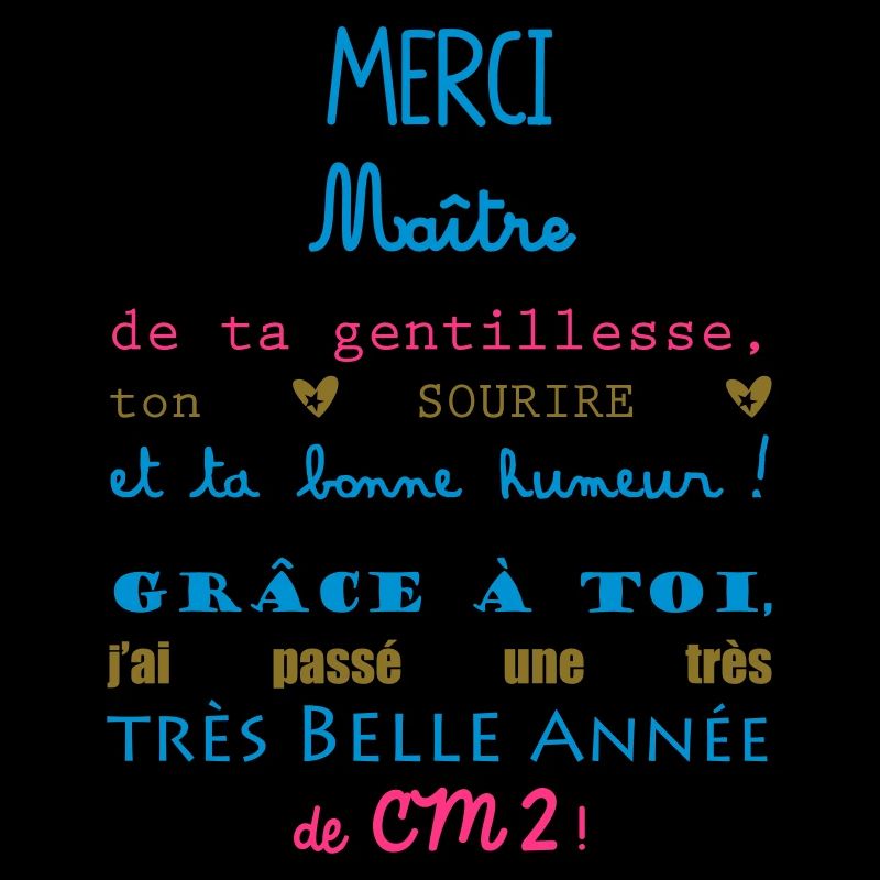 merci maitre cm2 école