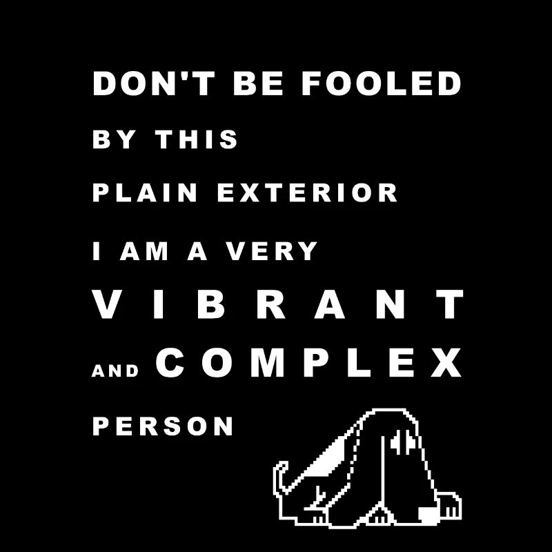 Funny Dog Quote White Text