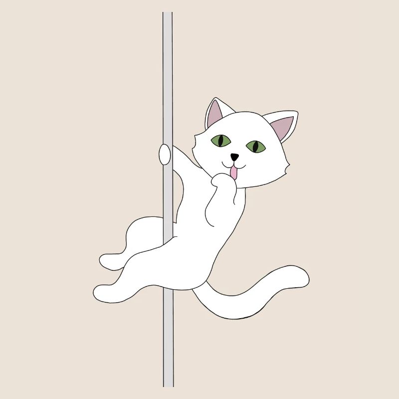 Danse de poteau de chat