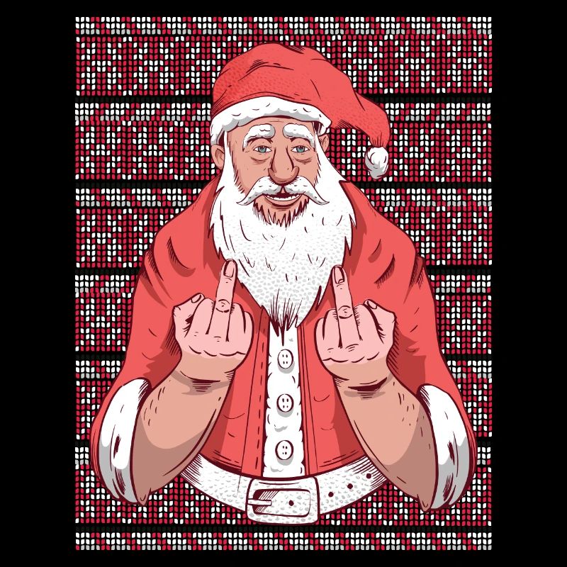 Pull de Noël laid Père Noël