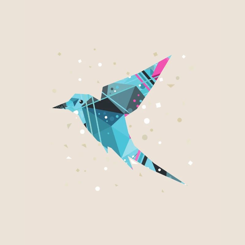 Abstrakt Vogel